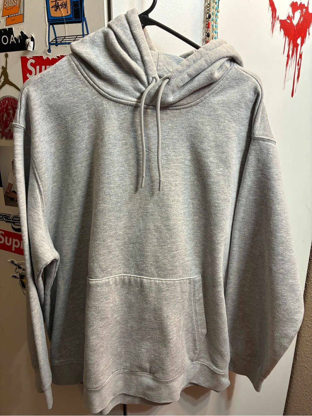 Reebok Gray Hoodie Size XL